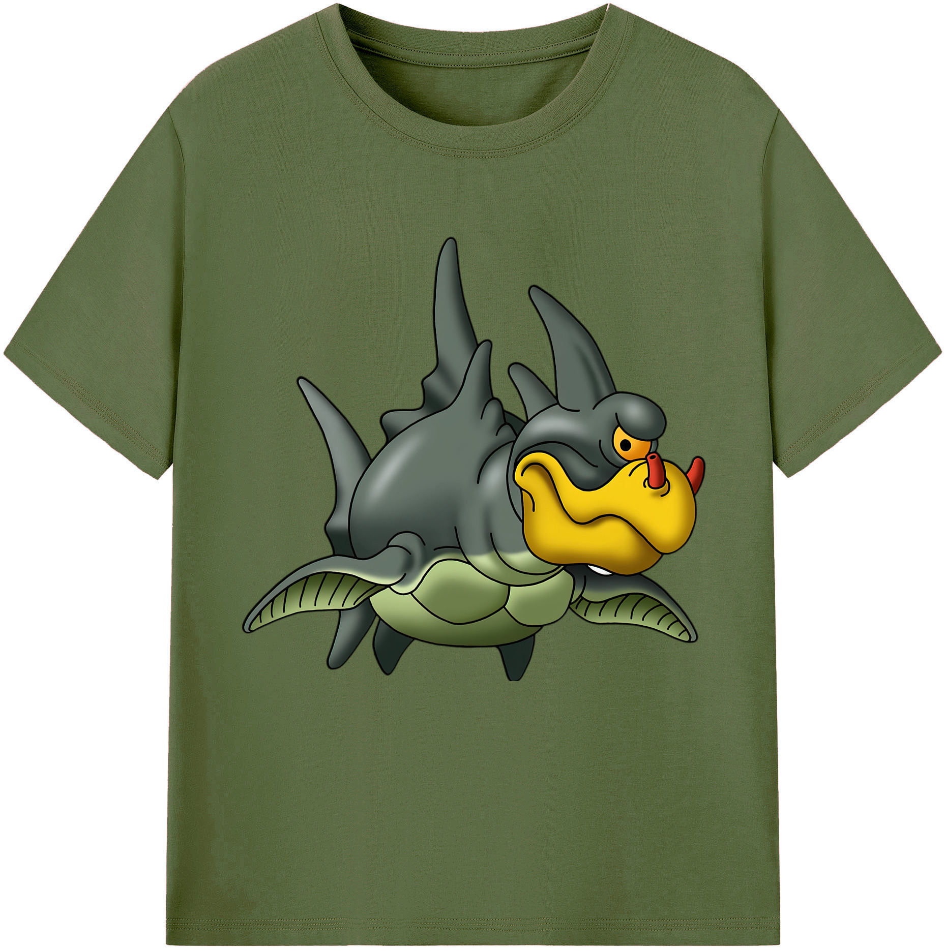 （画像用） ドラゴンクエスト Doragon Kuesuto Dragon Quest 綿100％半袖Tシャツ（フロントプリント）